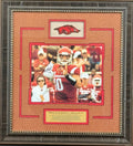 Brandon Allen Autographed Arkansas Razorbacks Framed Photo Display