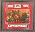 Arkansas Razorbacks Legacy Hog Artwork Framed Display