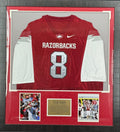 Tyler Wilson Autographed Arkansas Razorbacks Jersey Framed Display