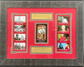 Frank Broyles Autographed Card History Display