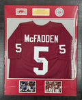 Darren McFadden Autographed Arkansas Razorbacks Jersey Framed Display