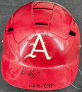 Kevin Kopps Autographed Arkansas Razorbacks Batting Helmet – "Call the Kopps" Inscription
