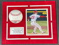 Hagen Smith Autographed Baseball with Display